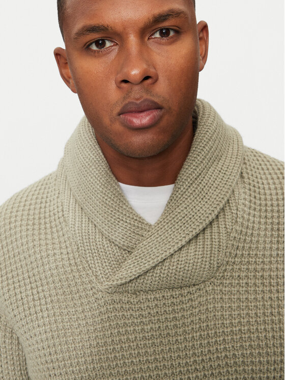 INDICODE INDICODE Пуловер Brockly 35-821 Бежов Regular Fit