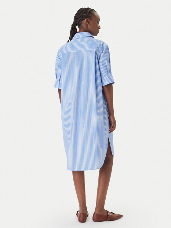 JOOP! JOOP! Rochie tip cămașă Daliya 30101593 Albastru Regular Fit