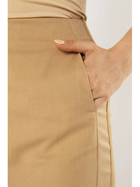 QUIOSQUE QUIOSQUE Sukně 7OP002 Béžová Regular Fit