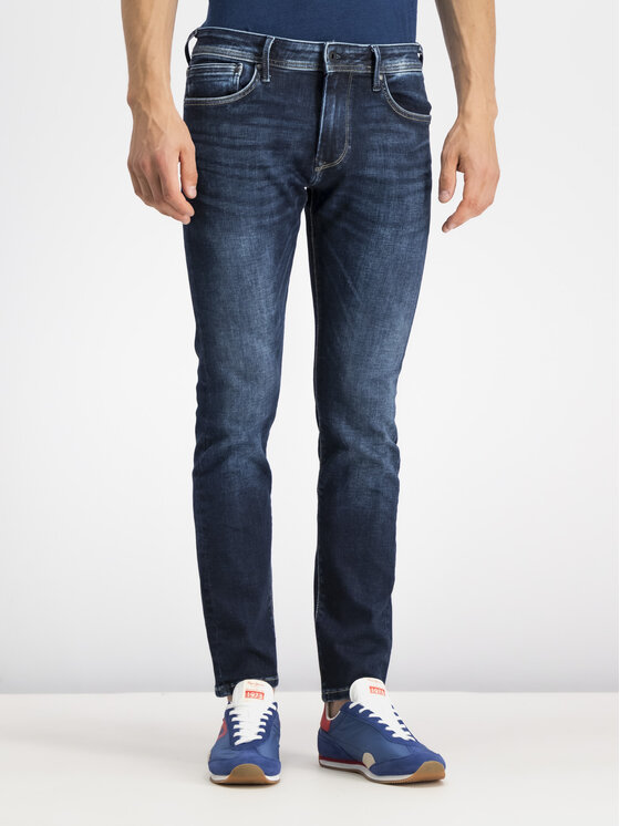 Pepe Jeans Jeans Stanley PM201705 Blu scuro Slim Fit • Modivo.it