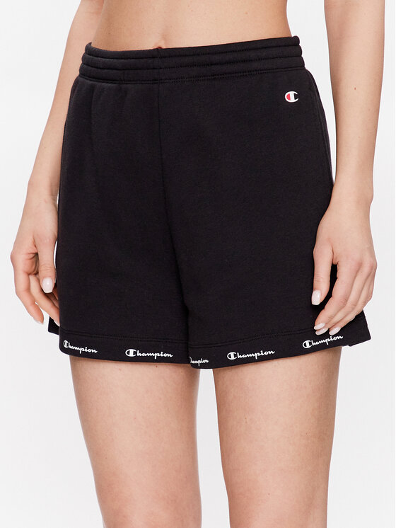 Champion Športové kraťasy 116100 Čierna Regular Fit