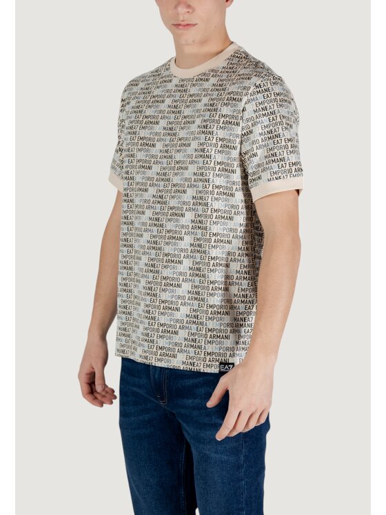 EA7 Emporio Armani EA7 Emporio Armani T-shirt 7M000208 AF12874 Beige Casual Fit