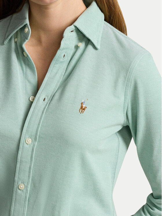 Polo Ralph Lauren Polo Ralph Lauren Srajca 211924258009 Zelena Slim Fit