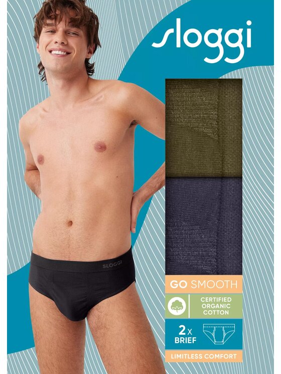 Triumph Triumph Slipy sloggi men GO Smooth Brief C2P Kolorowy