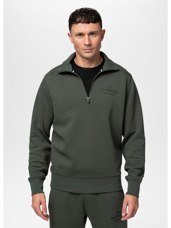 PITBULL PITBULL Bluza SAMPSON Zielony Regular Fit