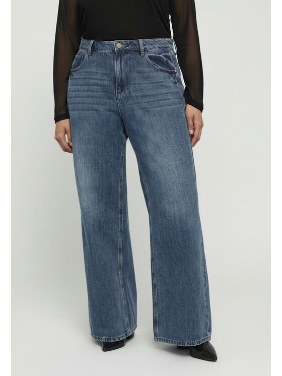 Fiorella Rubino Fiorella Rubino Jeans P432T005065N024 Blu Flared Fit