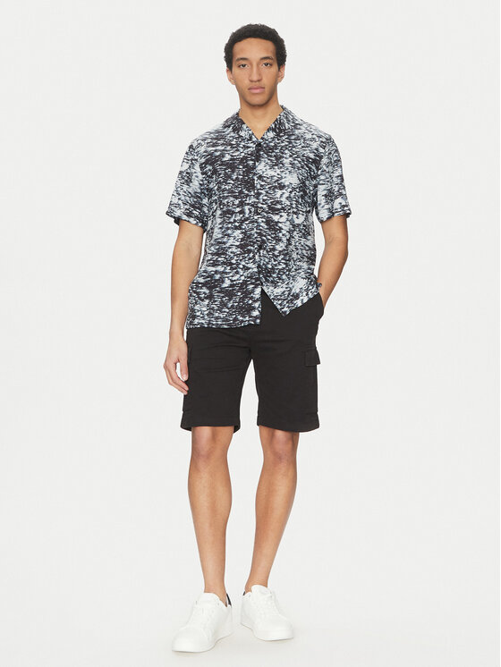 Calvin Klein Swimwear Calvin Klein Swimwear Πουκάμισο KM0KM01148 Γκρι Regular Fit