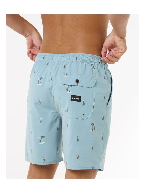 Rip Curl Rip Curl Szorty kąpielowe Hula Breach Volley Niebieski Regular Fit
