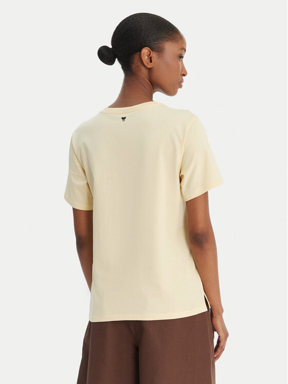 Weekend Max Mara Weekend Max Mara T-Shirt Bora 2615971042 Žlutá Regular Fit