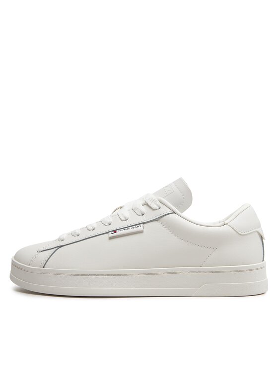 Tommy Jeans Tommy Jeans Αθλητικά Tjm Leather Low Cupsole EM0EM01374 Εκρού