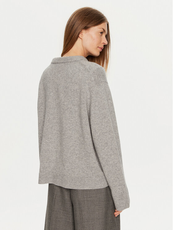 Herskind Herskind Пуловер Doofa 5335974 Сив Regular Fit