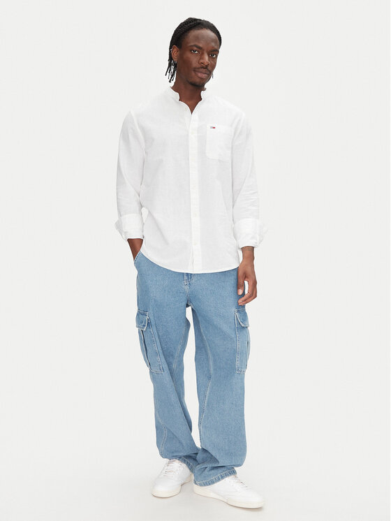 Tommy Jeans Tommy Jeans Košeľa DM0DM20876 Écru Regular Fit