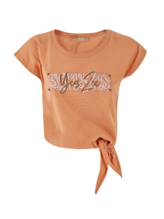 Yes Zee Yes Zee T-shirt Maglia donna Arancione Regular Fit