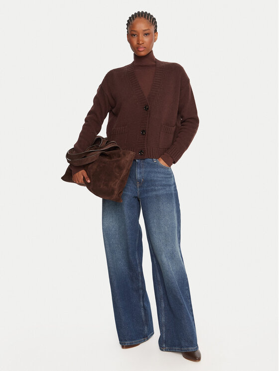 Weekend Max Mara Weekend Max Mara Strickjacke Filmato 2525346062 Braun Regular Fit