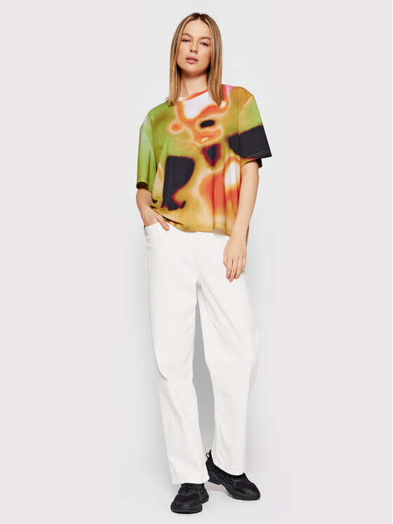 T-shirt Unisex Acid Running Multicolore Regular