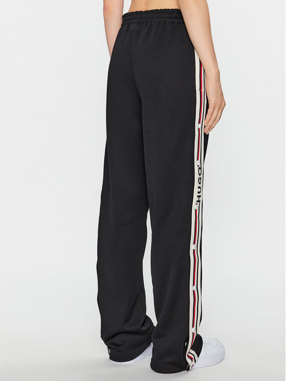 HUGO Hugo Sportinės kelnės Naluise 50492809 Juoda Regular Fit