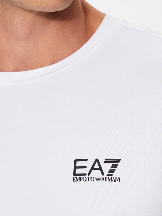 EA7 Emporio Armani EA7 Emporio Armani Longsleeve 8NPT28 PJVQZ 1100 Biały Regular Fit