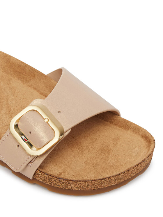 Tommy Hilfiger Tommy Hilfiger Plätud Cork Footbed Slip-On FW0FW09344 Beež