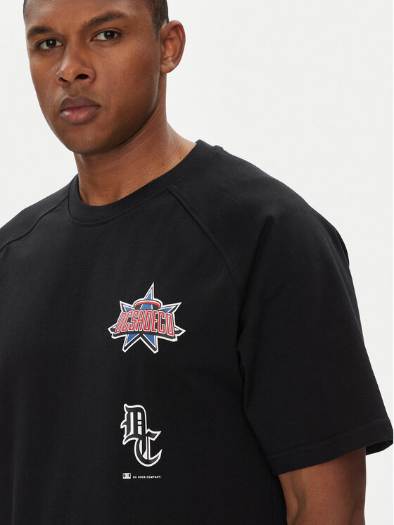 DC DC T-shirt ADYKT03256 Nero Regular Fit