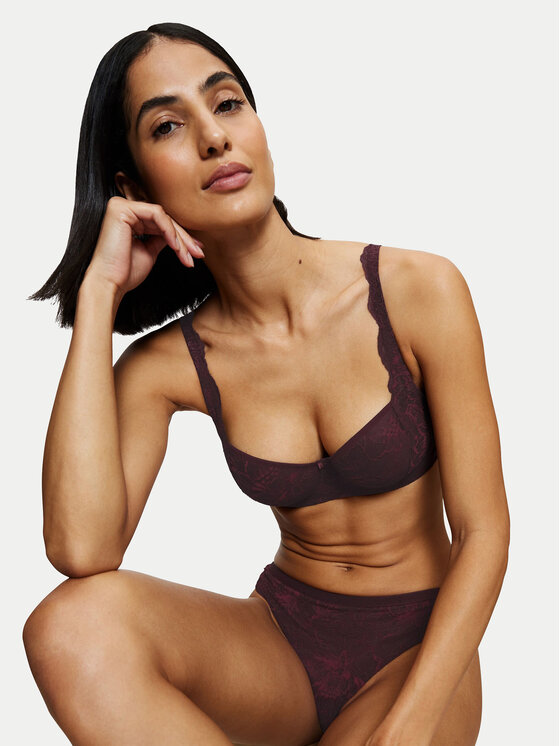 Triumph Triumph Podprsenka s kosticami Amourette Charm 10214460 Bordová