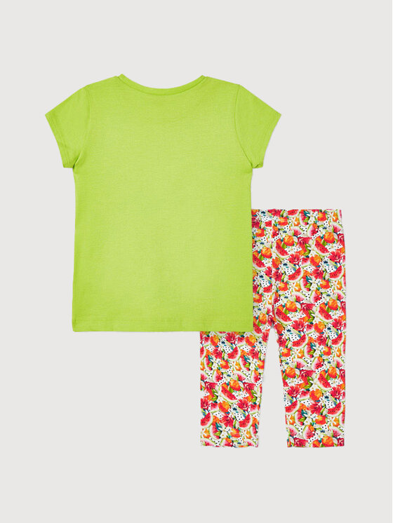 Completo T-shirt e leggings 3741 Multicolore