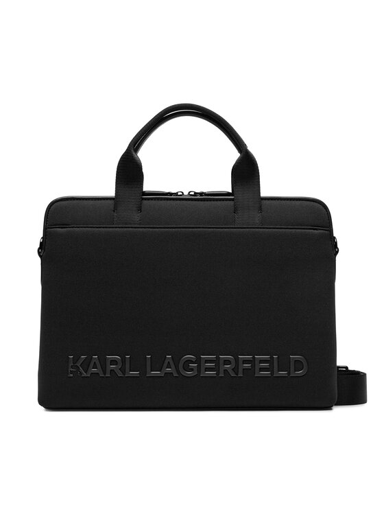 KARL LAGERFELD Geantă pentru laptop 240M3251 Negru