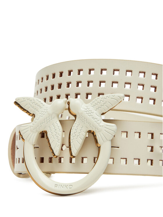 PINKO PINKO Pásek Love Berry H3 Belt 20251 PLT01 100125 A11W Bílá