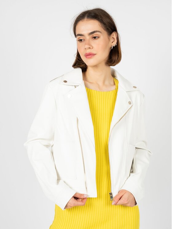 Silvian Heach Silvian Heach Kurtka przejściowa GPP23302GB Biały Slim Fit