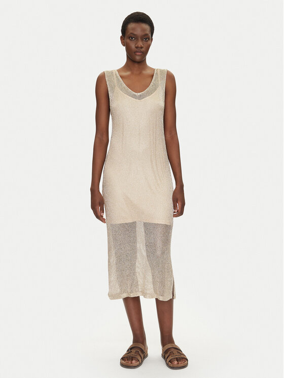 Iconique Iconique Večerní šaty IC25-012 Zlatá Regular Fit