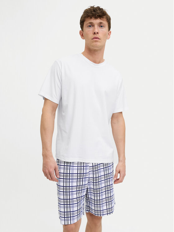 Jack&Jones Jack&Jones Pyžamo Max 12277165 Biela Standard Fit