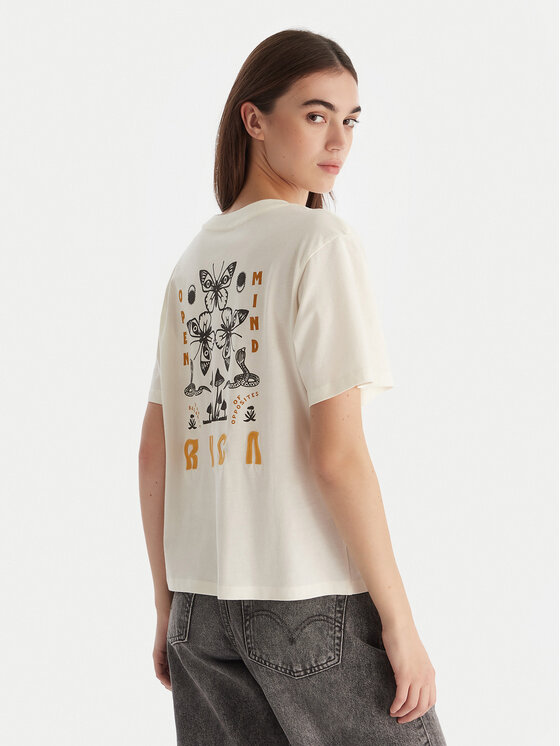 RVCA RVCA T-Shirt EVJZT00164 Bílá Reglan Fit