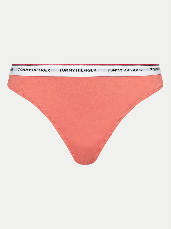 Tommy Hilfiger Tommy Hilfiger Sada 3 kusů string kalhotek UW0UW04894 Barevná