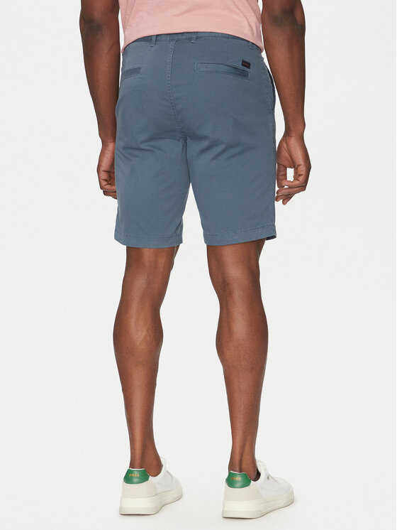 BOSS BOSS Bavlnené šortky 50536884 Modrá Slim Fit