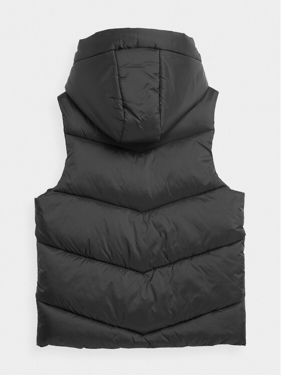 4F 4F Γιλέκο 4FJAW23TVJAF045 Μαύρο Regular Fit