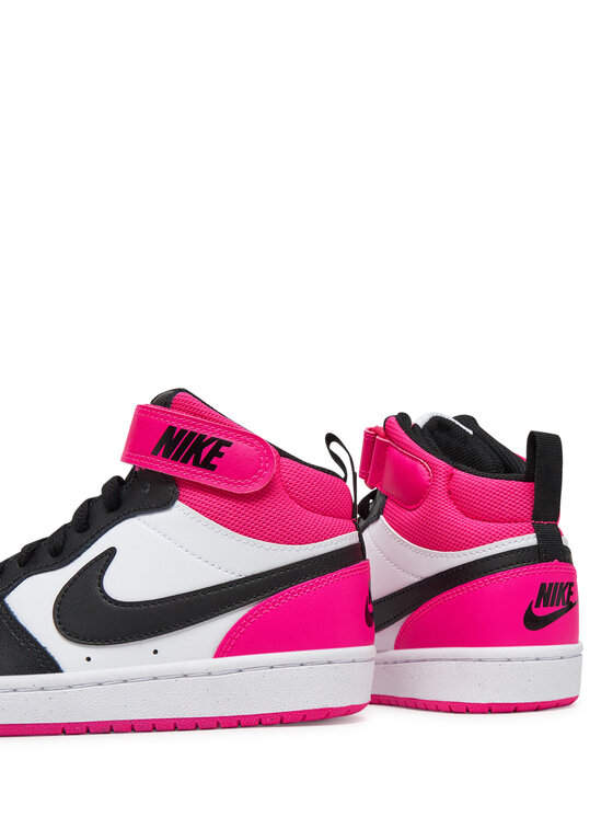 Nike Nike Sneakersy Court Borough Mid 2 Bg HV0933 100 Różowy