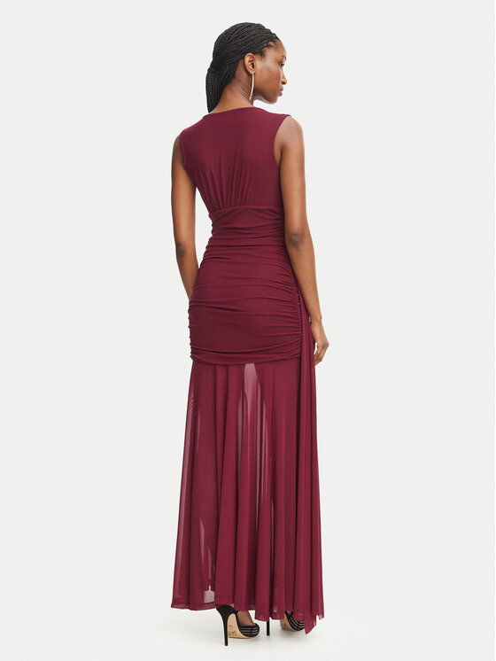 Bardot Bardot Večerna obleka Alverie 60452DB Bordo rdeča Regular Fit
