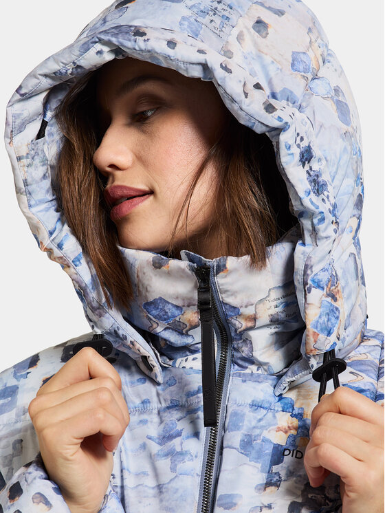 Didriksons Didriksons Parka Sia Aop Wns Parka 504810 Sinine Standard Fit