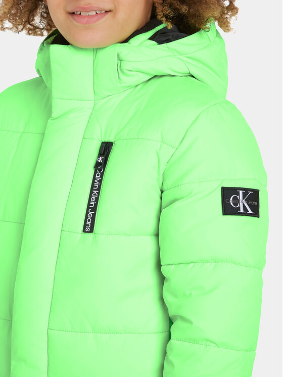 Calvin Klein Jeans Calvin Klein Jeans Žieminė striukė Essential IB0IB01276 Žalia Regular Fit