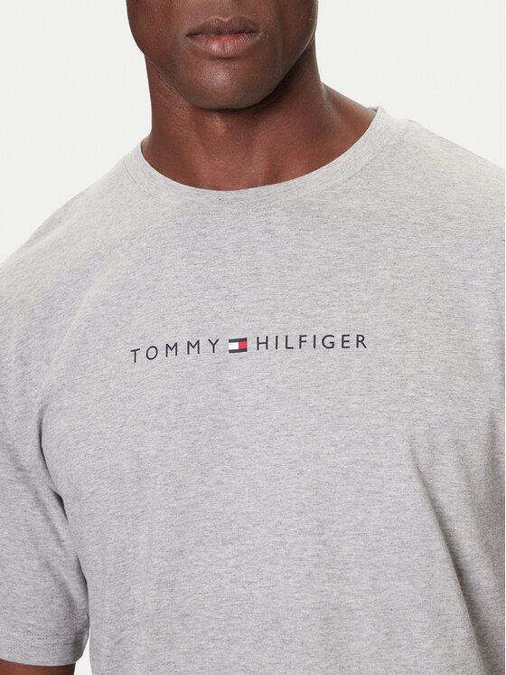 Tommy Hilfiger Tommy Hilfiger Tricou UM0UM03685 Gri Relaxed Fit