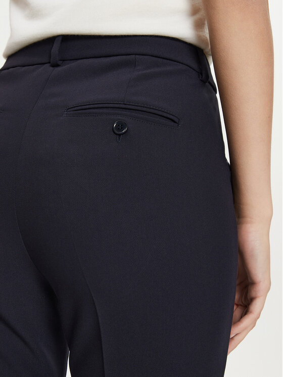 Weekend Max Mara Weekend Max Mara Spodnie damskie Freda 2425136031 Granatowy Regular Fit