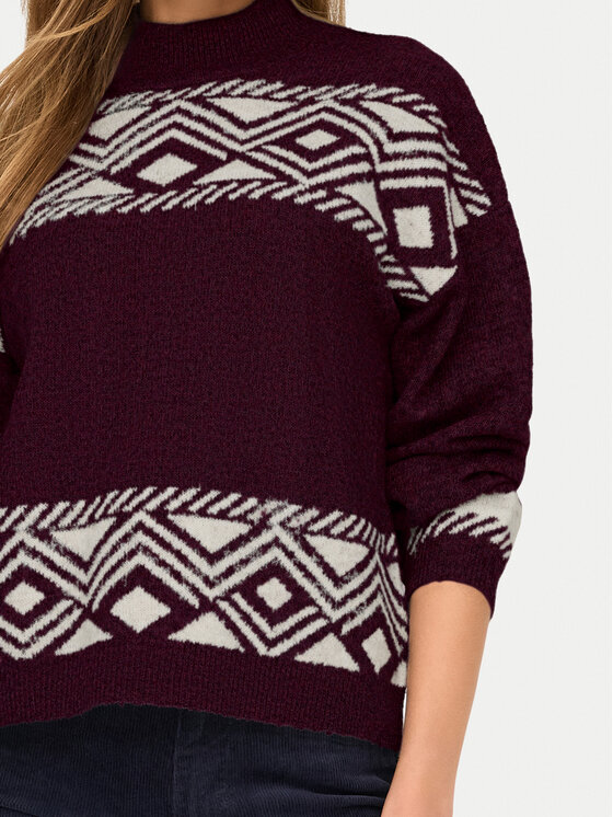 ONLY ONLY Rollkragenpullover Victoria 15321179 Violett Regular Fit