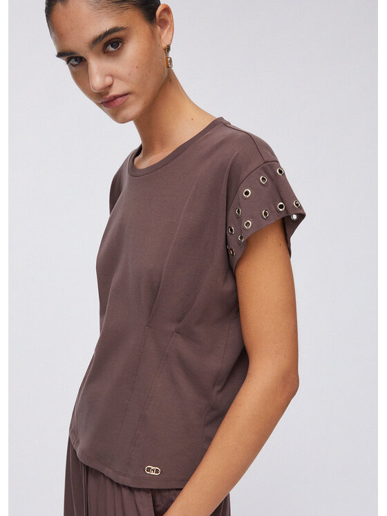 Liu Jo Liu Jo T-shirt TA6251JS00391015 Viola Regular Fit