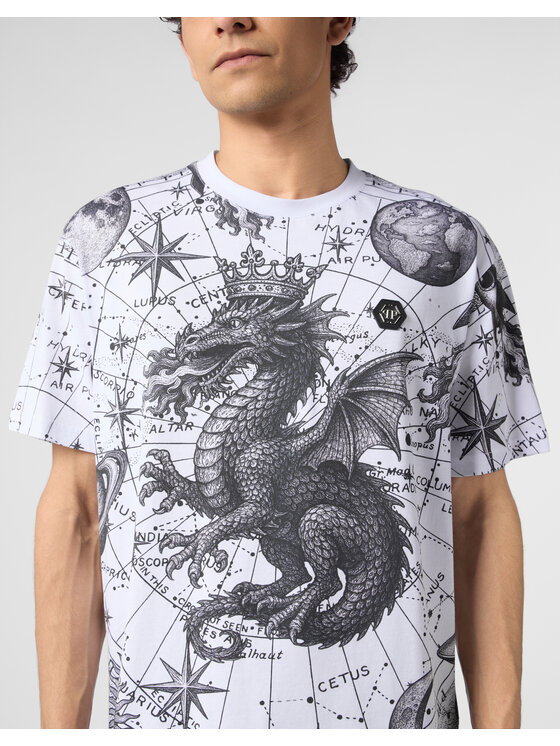 PHILIPP PLEIN PHILIPP PLEIN T-Shirt 31074 Biały Regular Fit