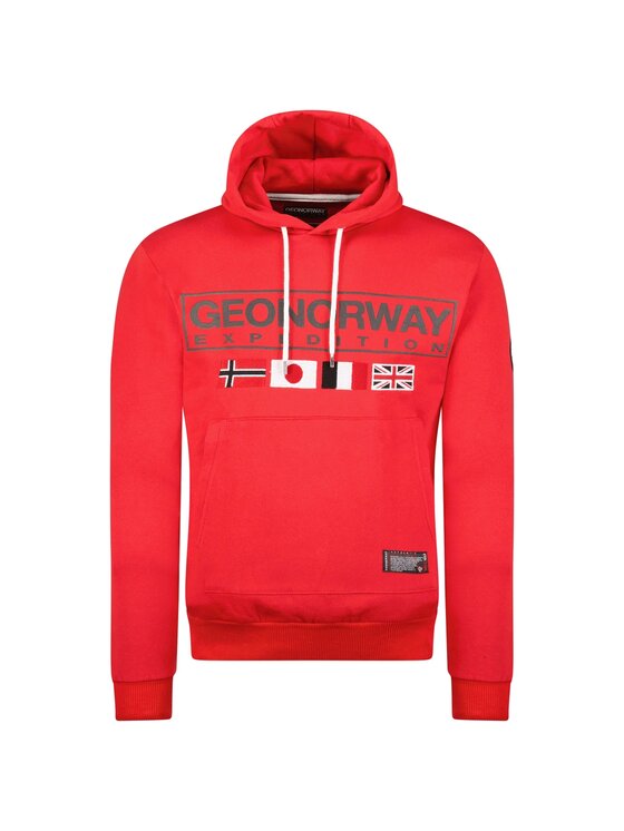Geographical Norway Geographical Norway Bluza WY8613H/GN-Red Czerwony Regular Fit