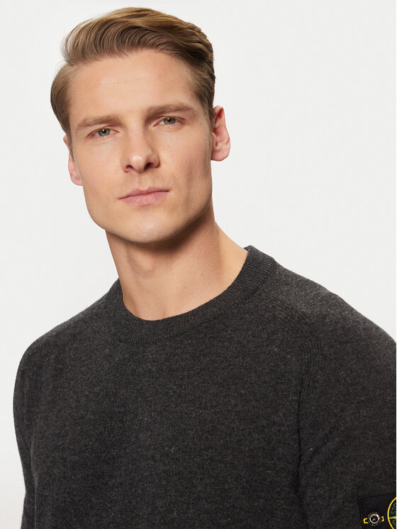 Stone Island Stone Island Sweater 8115545B4 Szürke Regular Fit