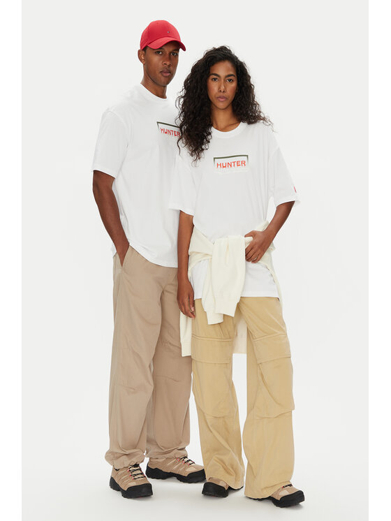 Hunter Hunter Tricou Abele UNISEX HARU0007251 Alb Regular Fit