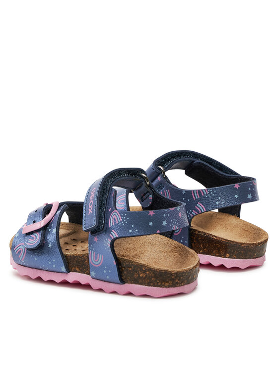 Geox Geox Sandały B Sandal Chalki Girl B922RA 000NF CF48T M Granatowy