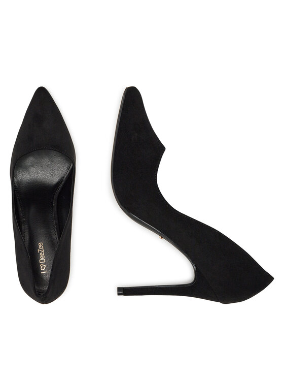 DeeZee DeeZee Pantofi cu toc subțire AJ-8Z188-4 Negru