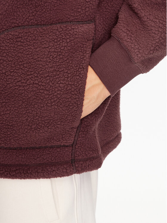 New Balance New Balance Felpa di pile Athletics Polar Fleece Full Zip MJ33503 Rosso scuro Regular Fit