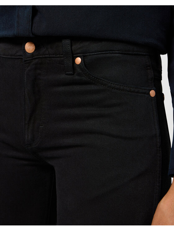 Wrangler Wrangler Jeansy WORLD WIDE Czarny Loose Fit